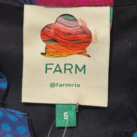 FARM Rio Black and Pink Maxi Dress - Picture 4 of 13